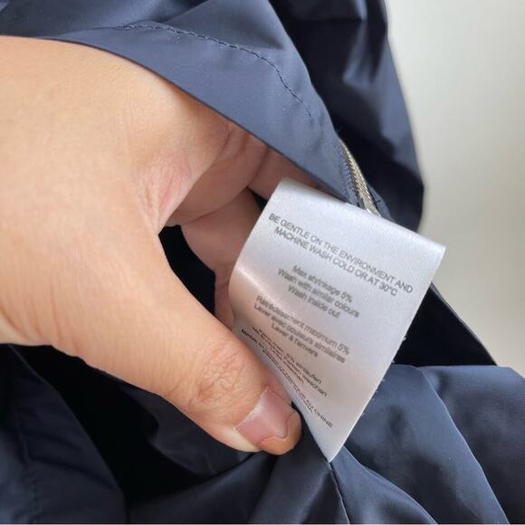 Ganni blue zip up cargo windbreaker jacket size XS‎ - Picture 4 of 6